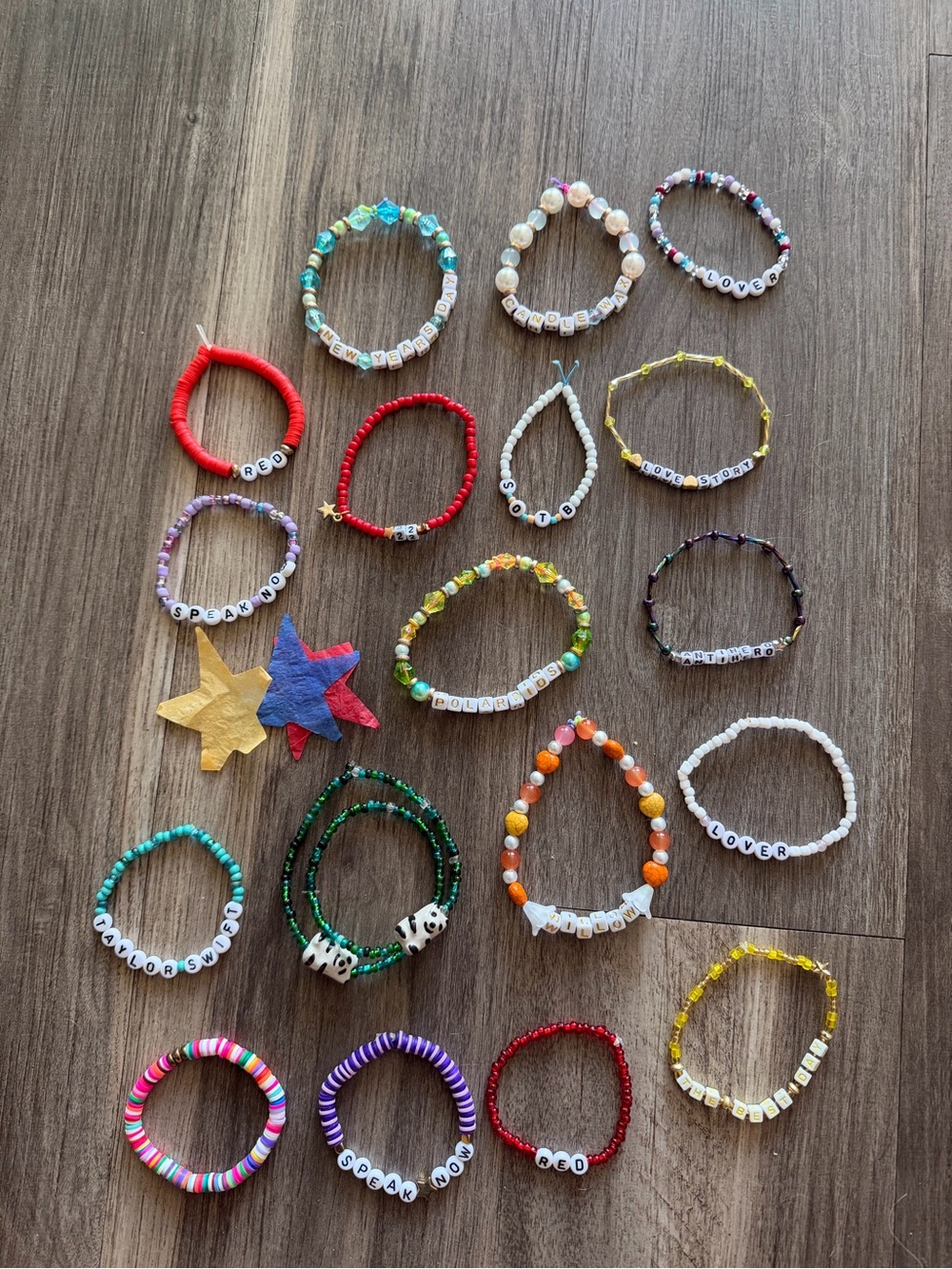 Taylor Swift Eras Tour Friendship Bracelet Pack 18